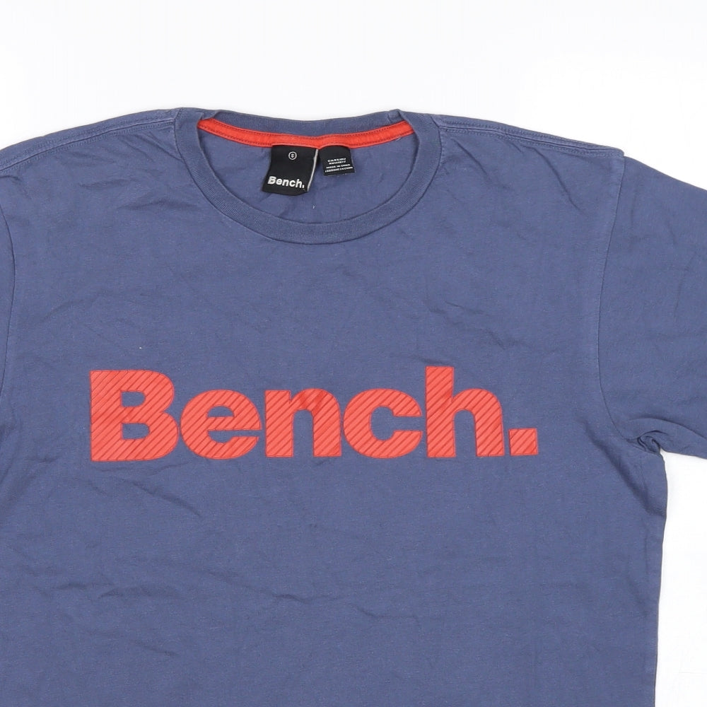 Bench Mens Blue    T-Shirt Size S
