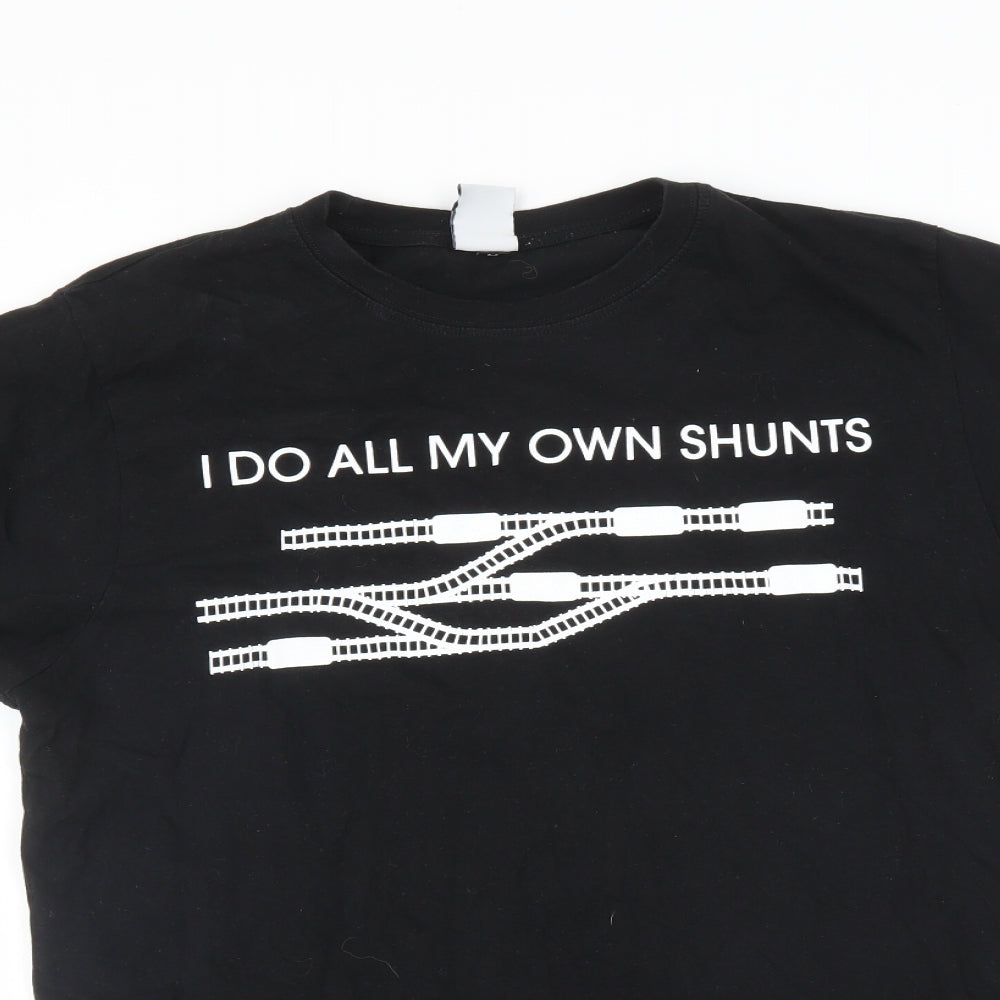 Continental Mens Black    T-Shirt Size M  - NAtional railway