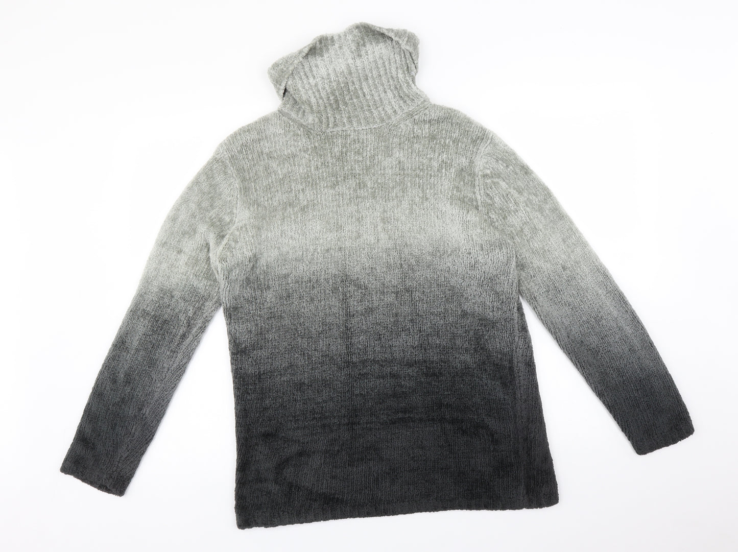 Debenhams Womens Grey Striped  Pullover Jumper Size 10