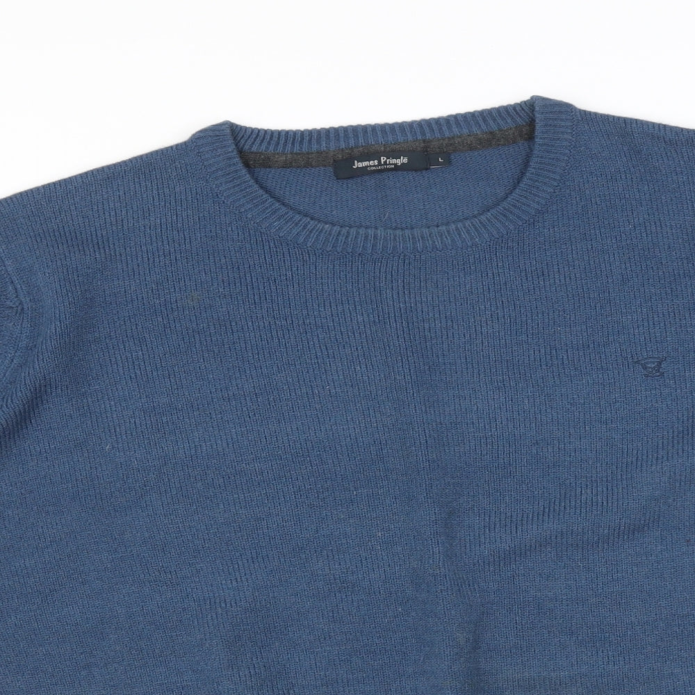 James pringle Mens Blue   Pullover Jumper Size L