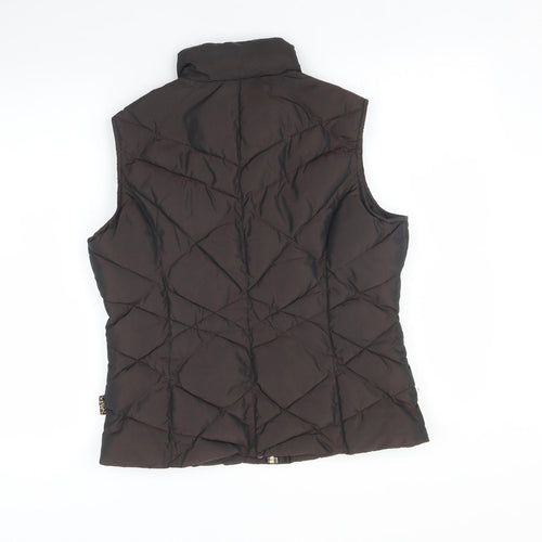 Per Una Womens Brown   Gilet Jacket Size M