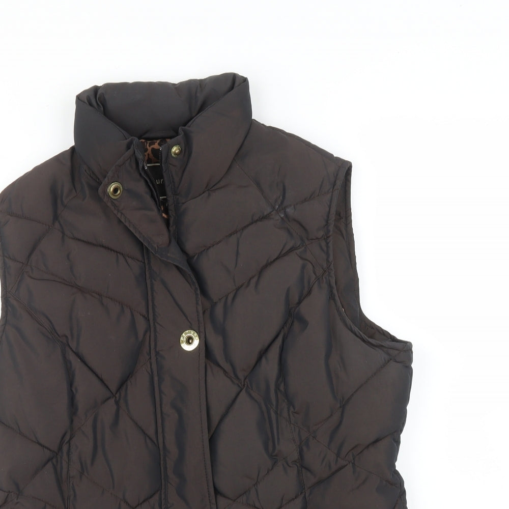Per Una Womens Brown   Gilet Jacket Size M