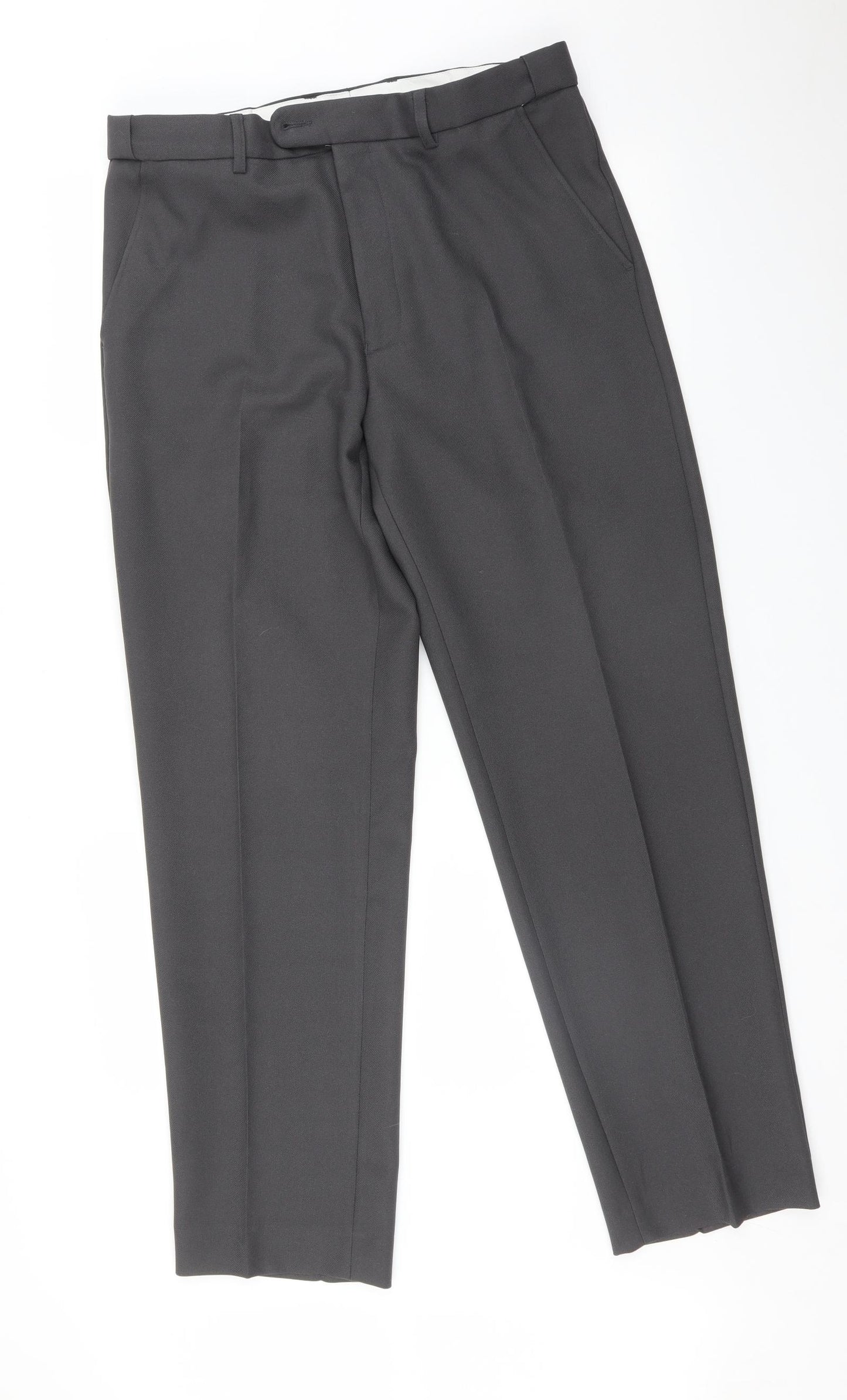 Clifford James Mens Grey   Trousers  Size 34 in L31 in
