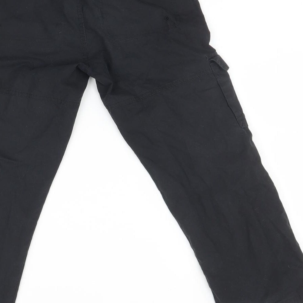 Mountain Warehouse Boys Black    Trousers Size 7-8 Years