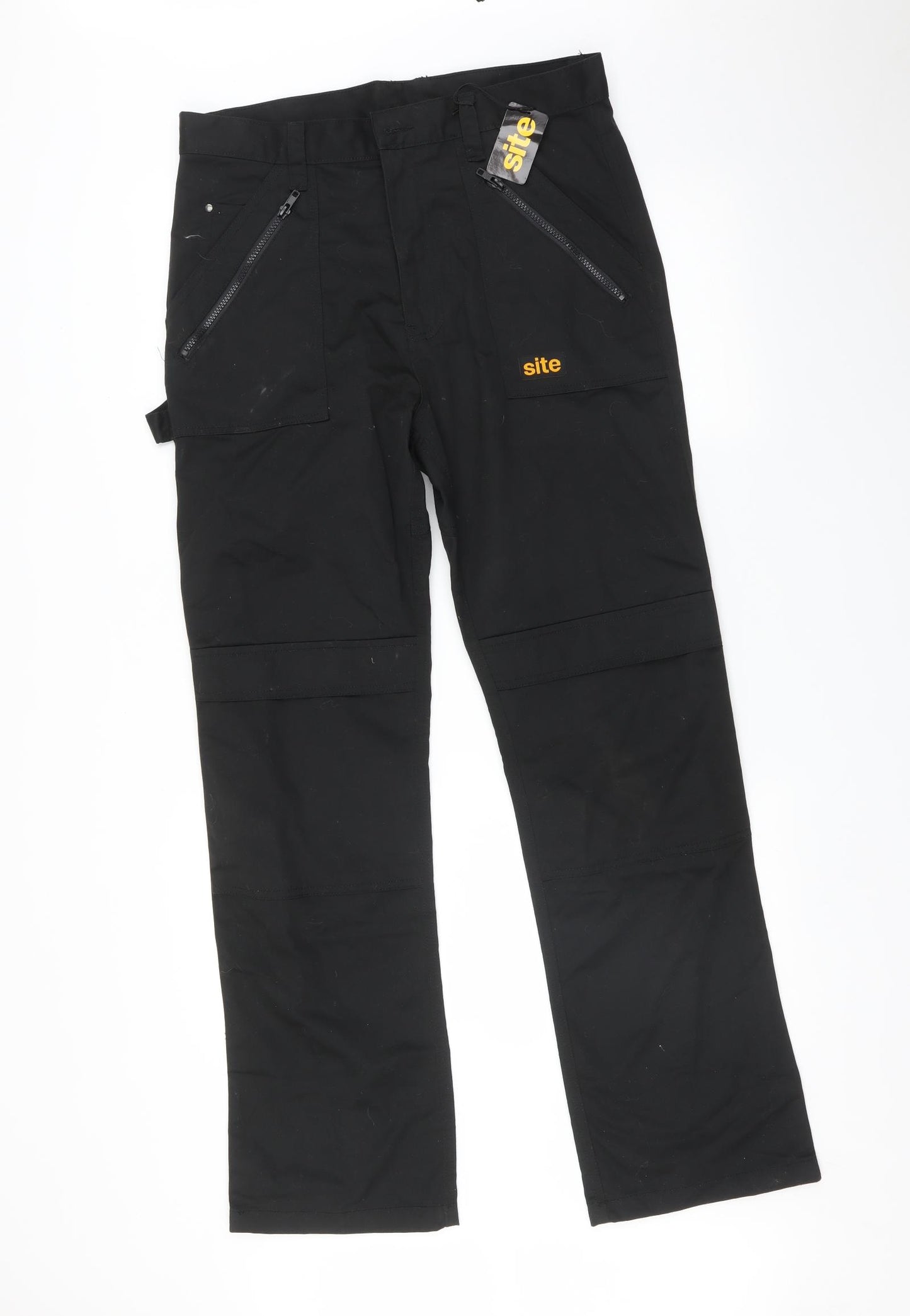 SIte Mens Black   Trousers  Size 32 in L32 in