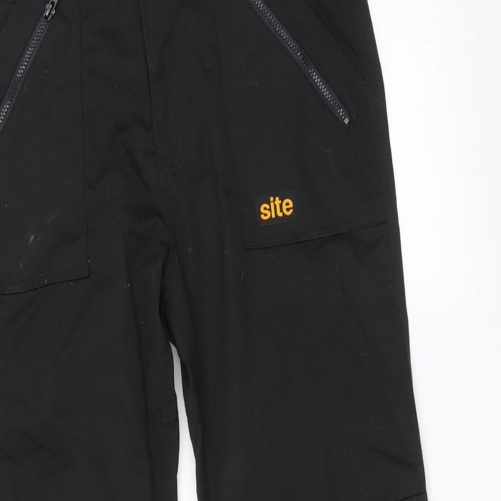 SIte Mens Black   Trousers  Size 32 in L32 in