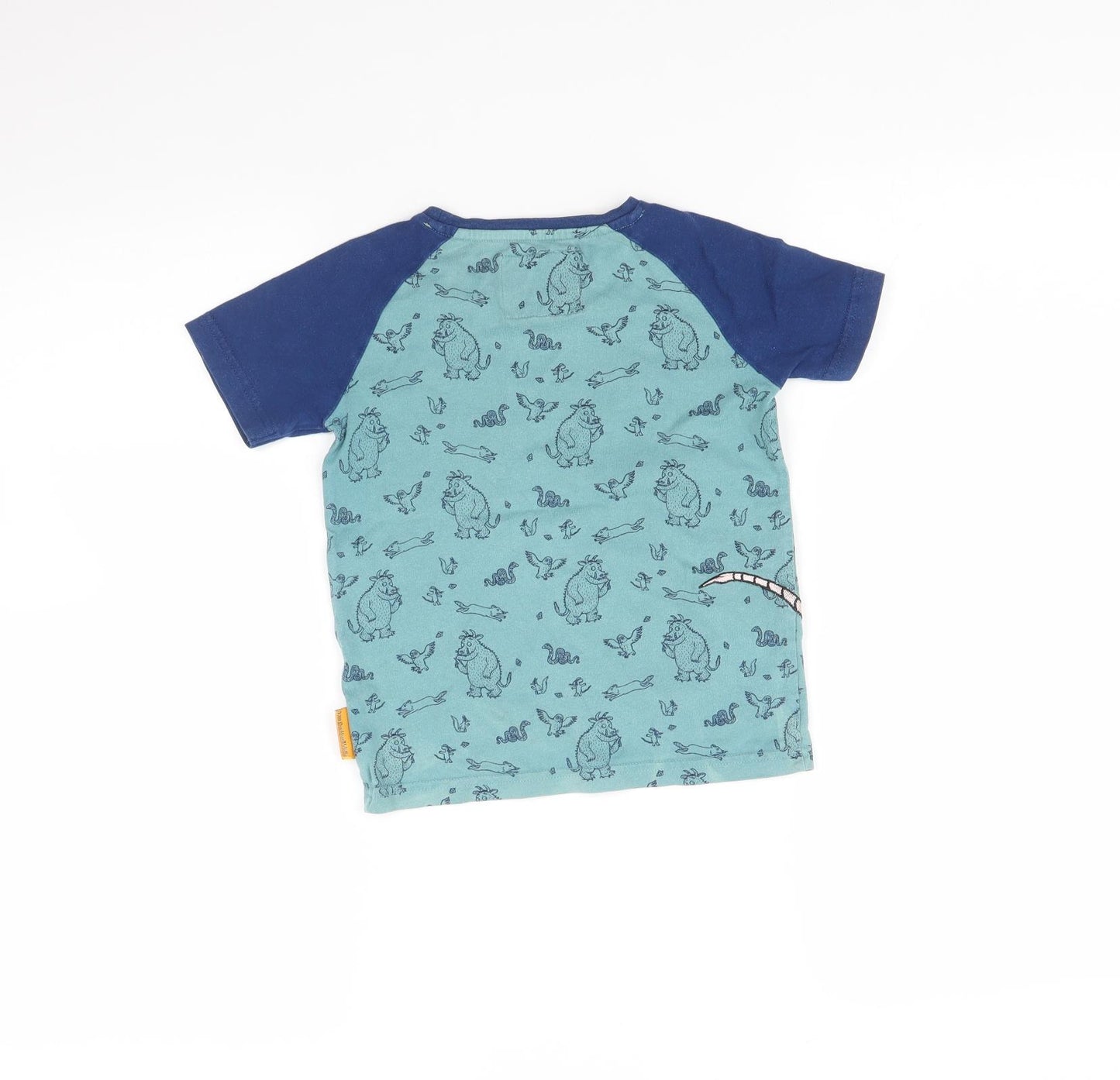 TU Boys Blue   Basic T-Shirt Size 3-4 Years  - The gruffalo