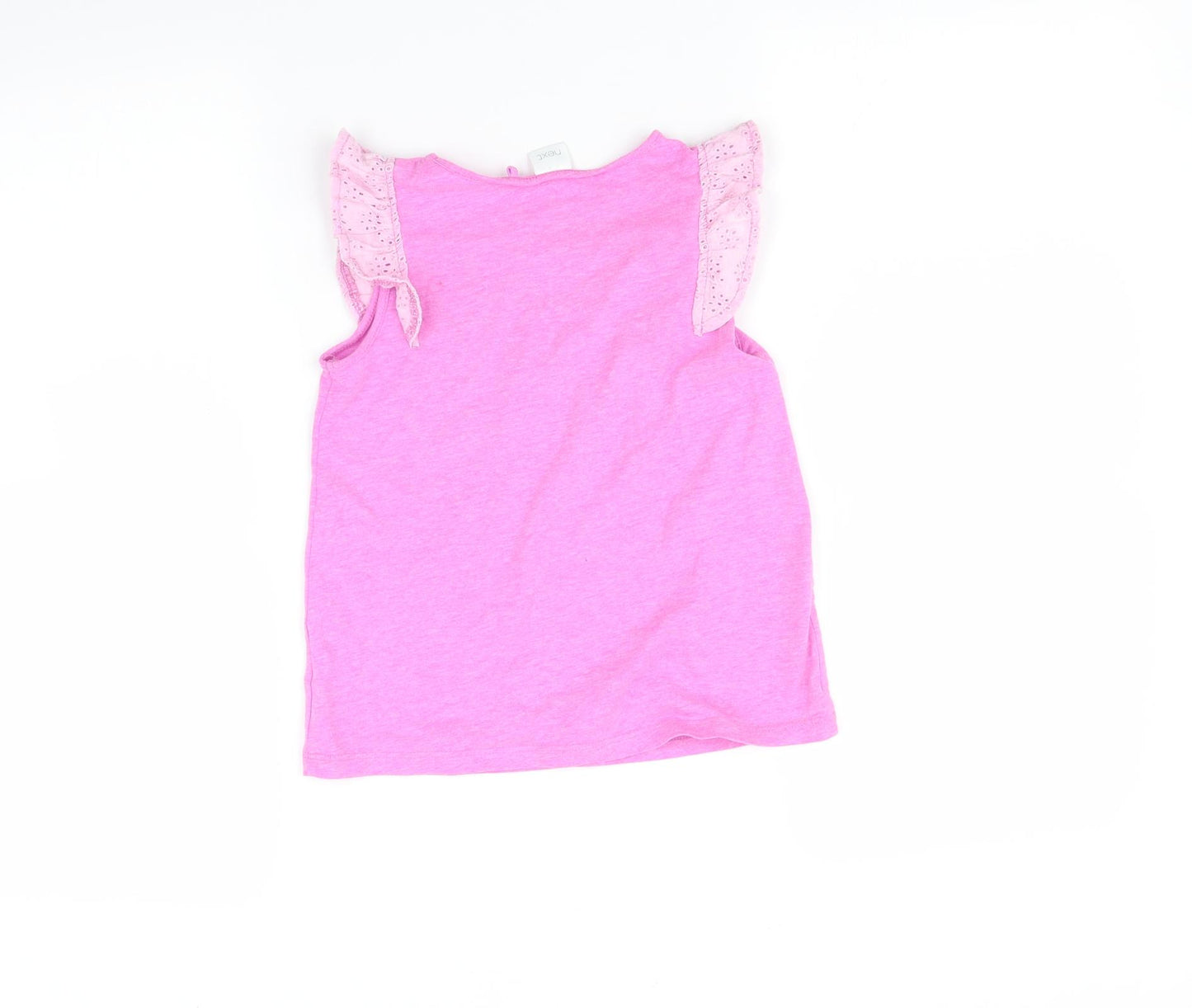 NEXT Girls Pink   Basic T-Shirt Size 5-6 Years