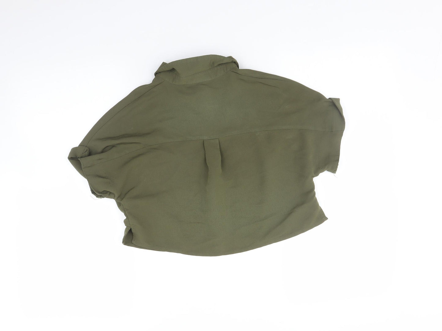 New Look Girls Green   Basic T-Shirt Size 11 Years  - Cropped
