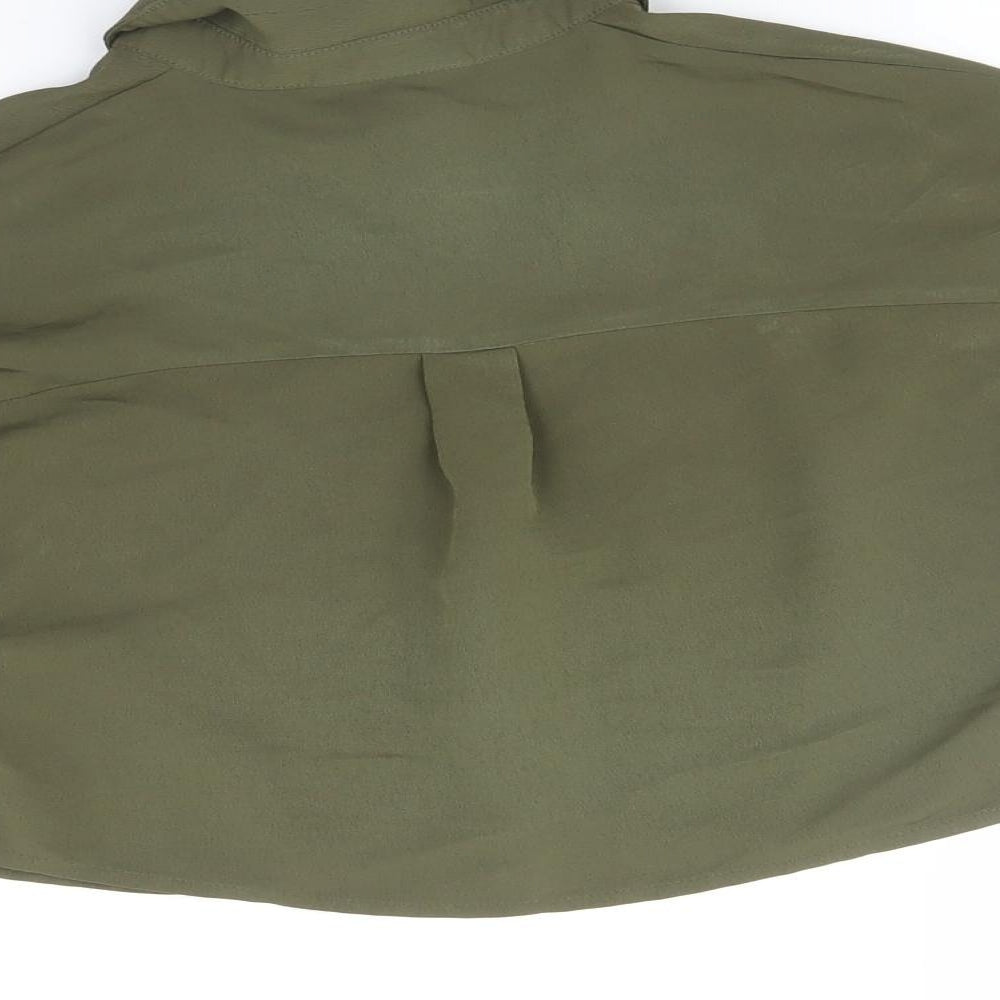 New Look Girls Green   Basic T-Shirt Size 11 Years  - Cropped