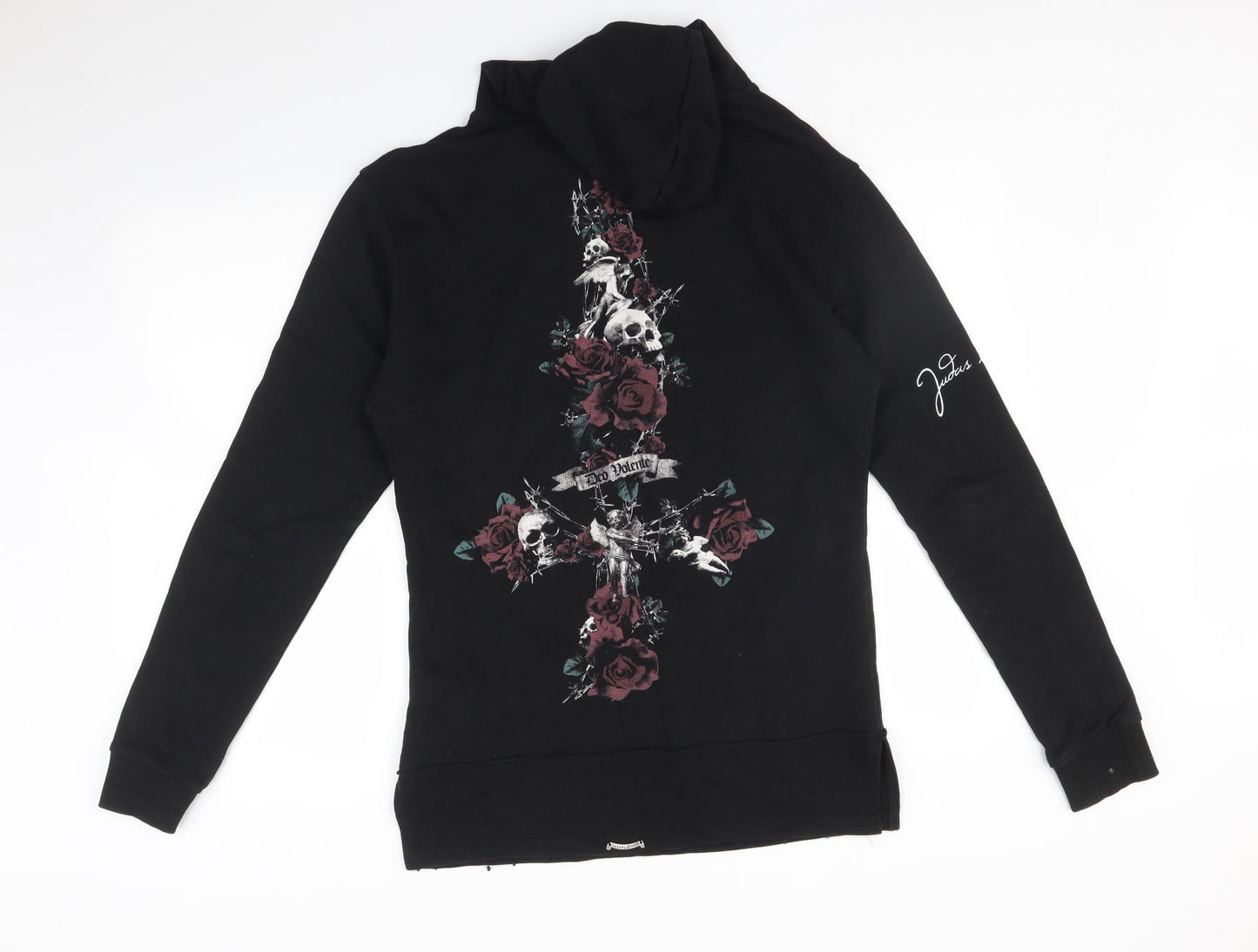 Judas Sinned Womens Black   Pullover Hoodie Size L