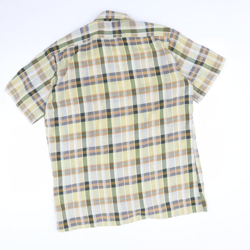 Preworn Mens Multicoloured Check   Button-Up Size L