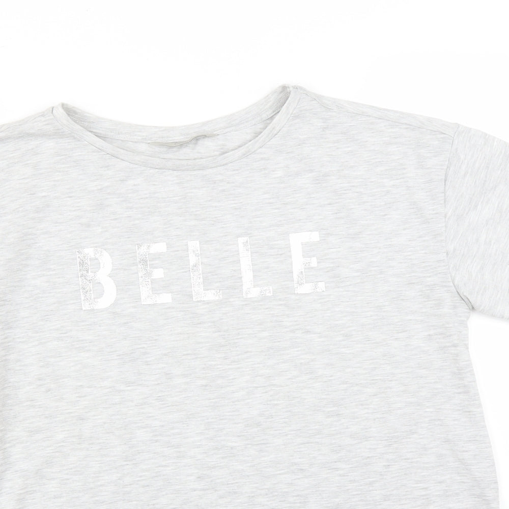 George Womens Grey   Basic T-Shirt Size 12  - Belle