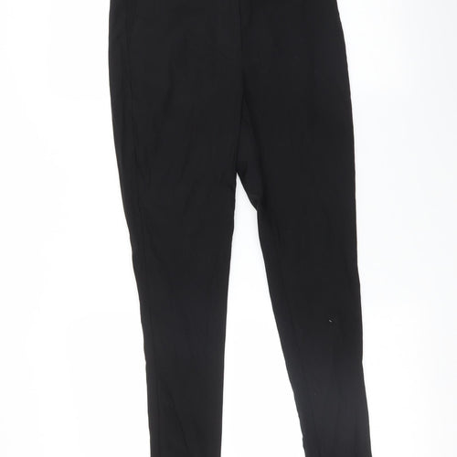 Preworn Womens Black   Trousers  Size 8 L27 in