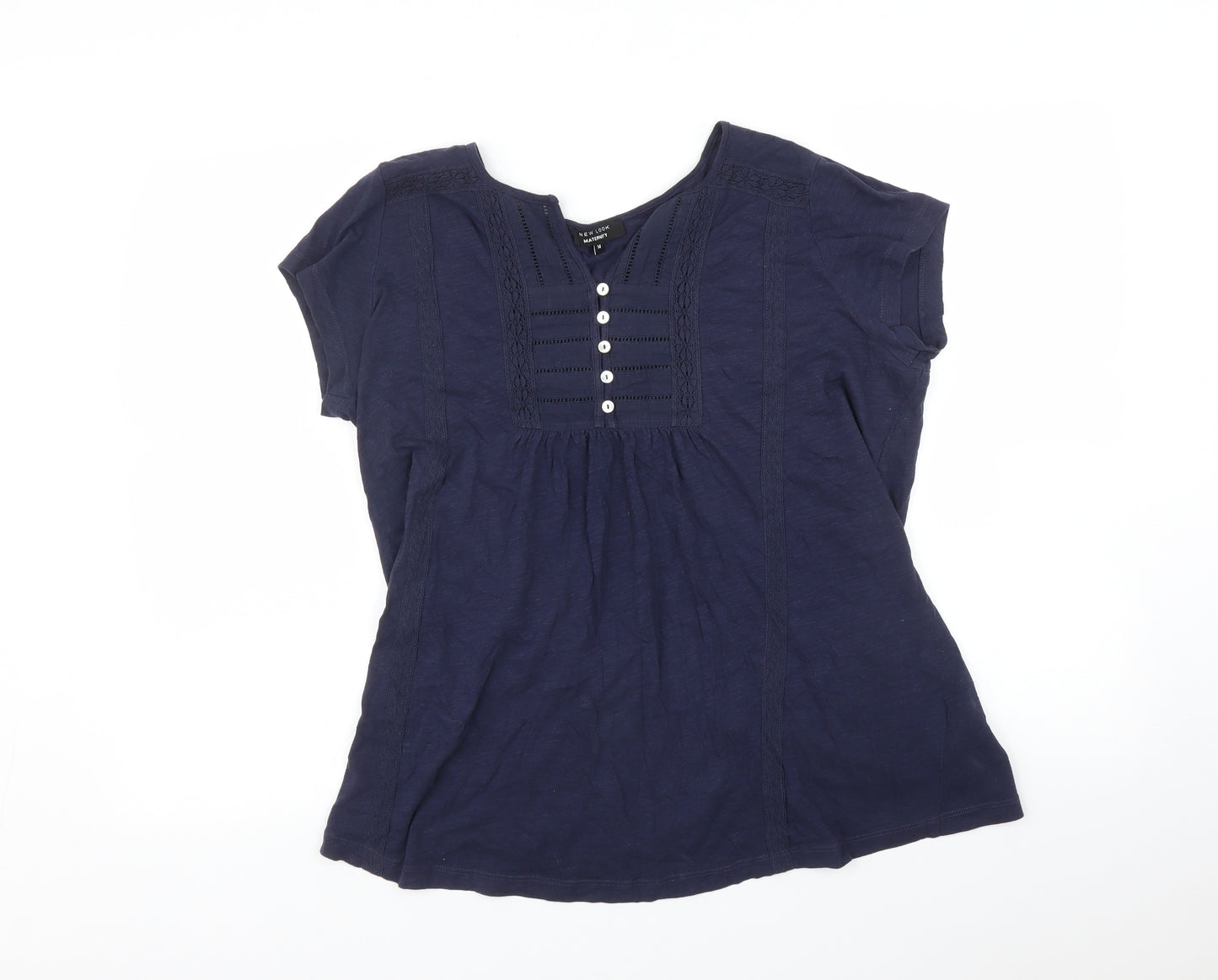 New Look Womens Blue   Basic Blouse Size 14