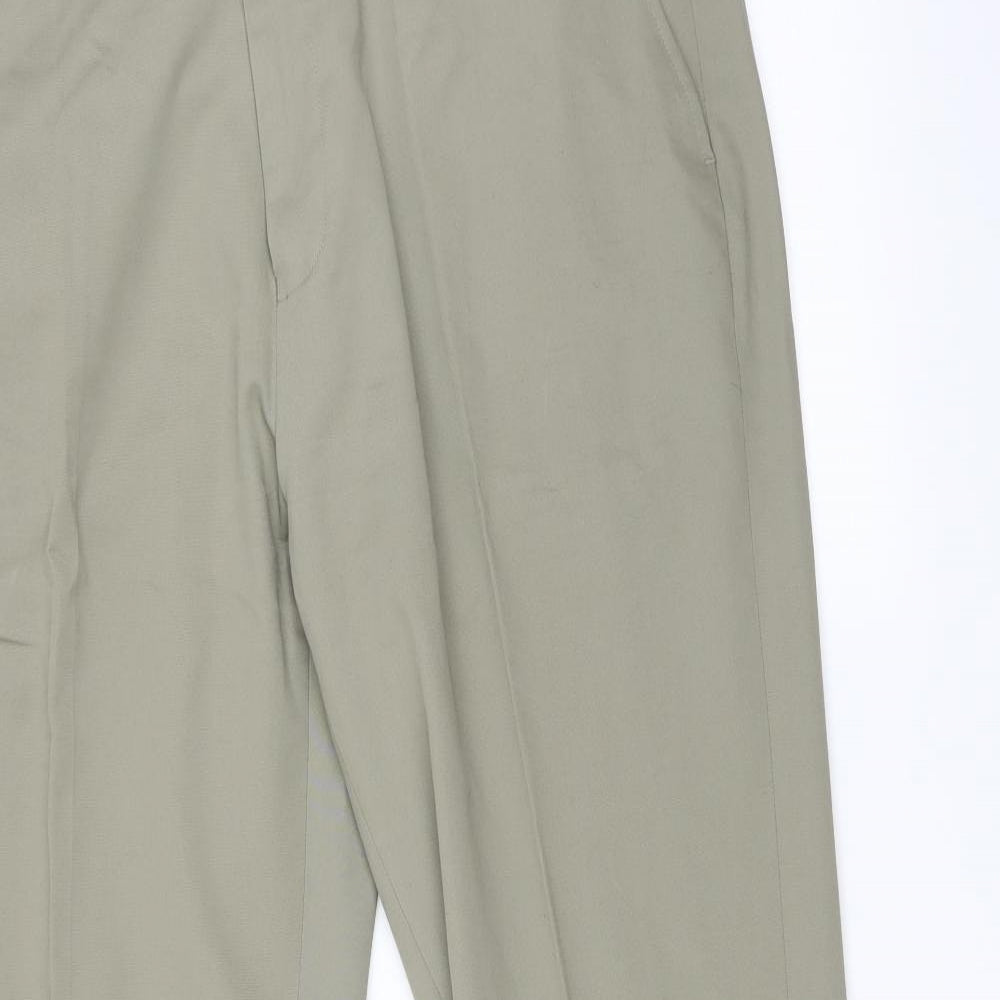 Jeff Banks Mens Green   Trousers  Size 36 in L32 in