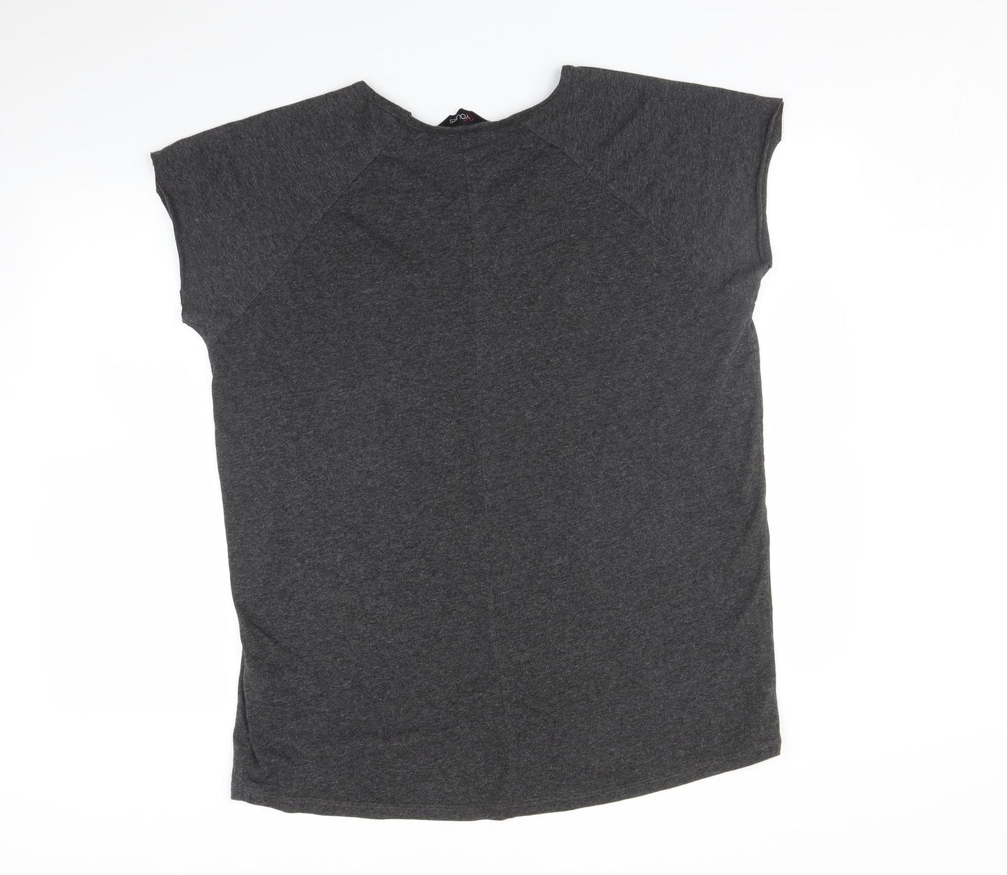 Yours Womens Grey   Basic T-Shirt Size 16