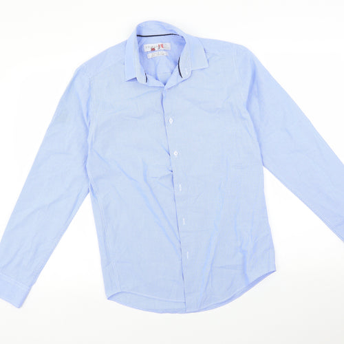 Primark Mens Blue    Button-Up Size 14.5