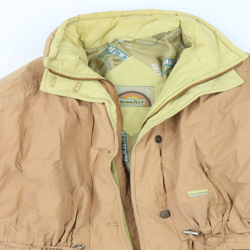 Sympa tex Womens Orange   Puffer Jacket Coat Size 14