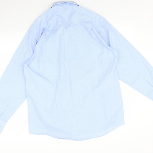 Cedarwood state Mens Blue    Button-Up Size 16.5