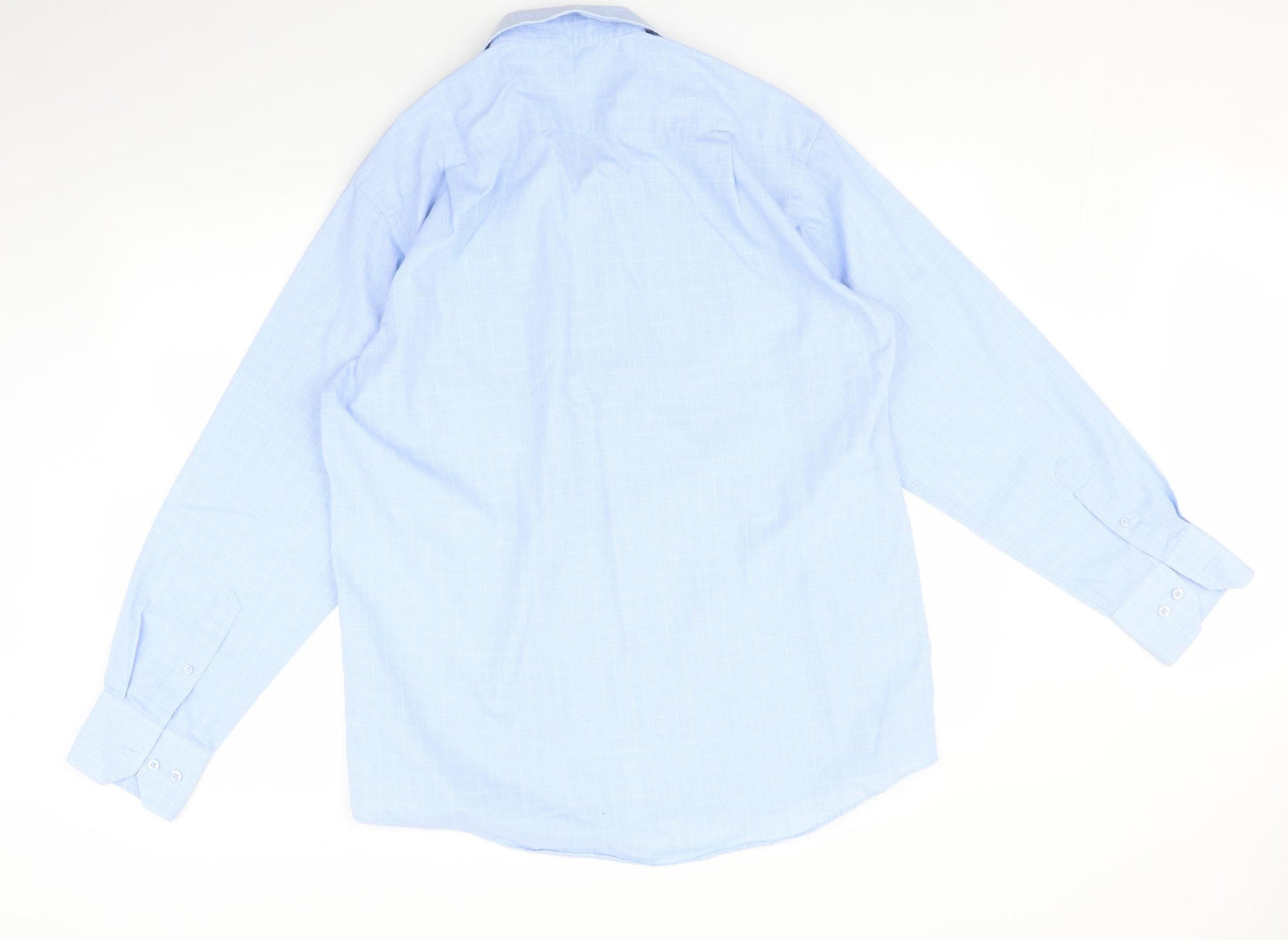 Cedarwood state Mens Blue    Button-Up Size 16.5
