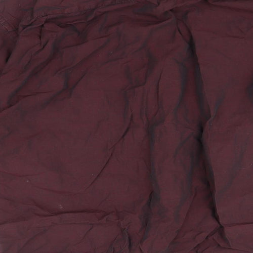 Copperstone Mens Purple    Button-Up Size 15