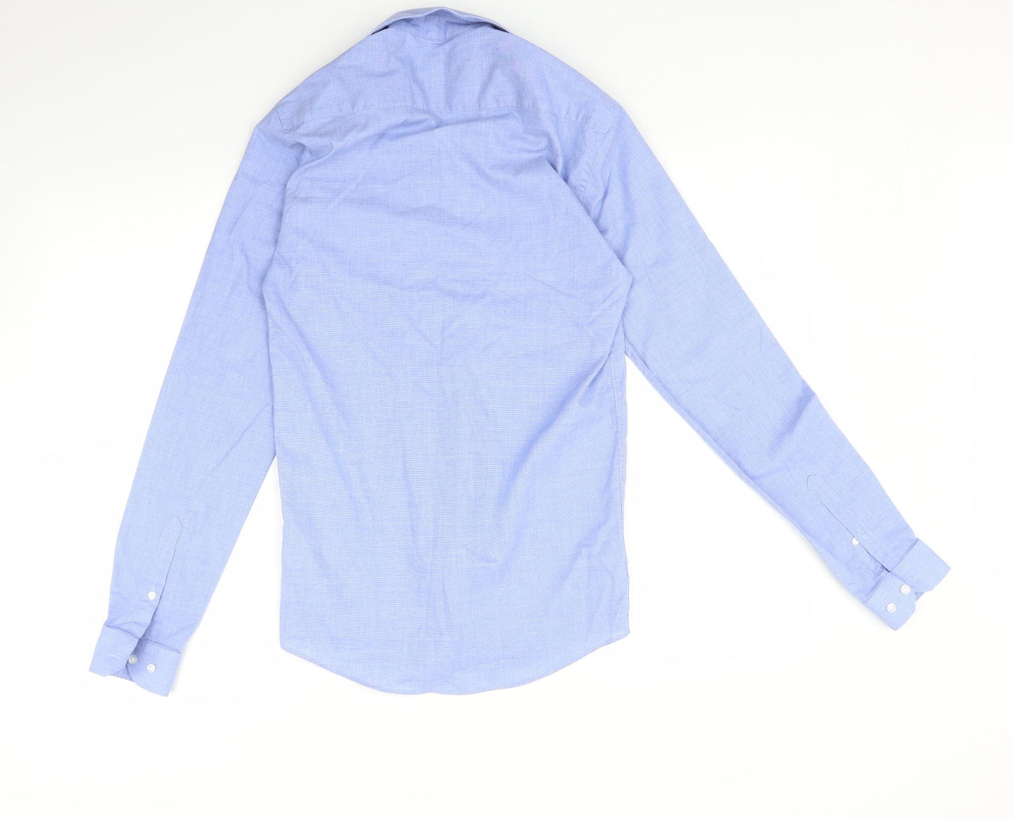 Primark Mens Blue    Button-Up Size 14