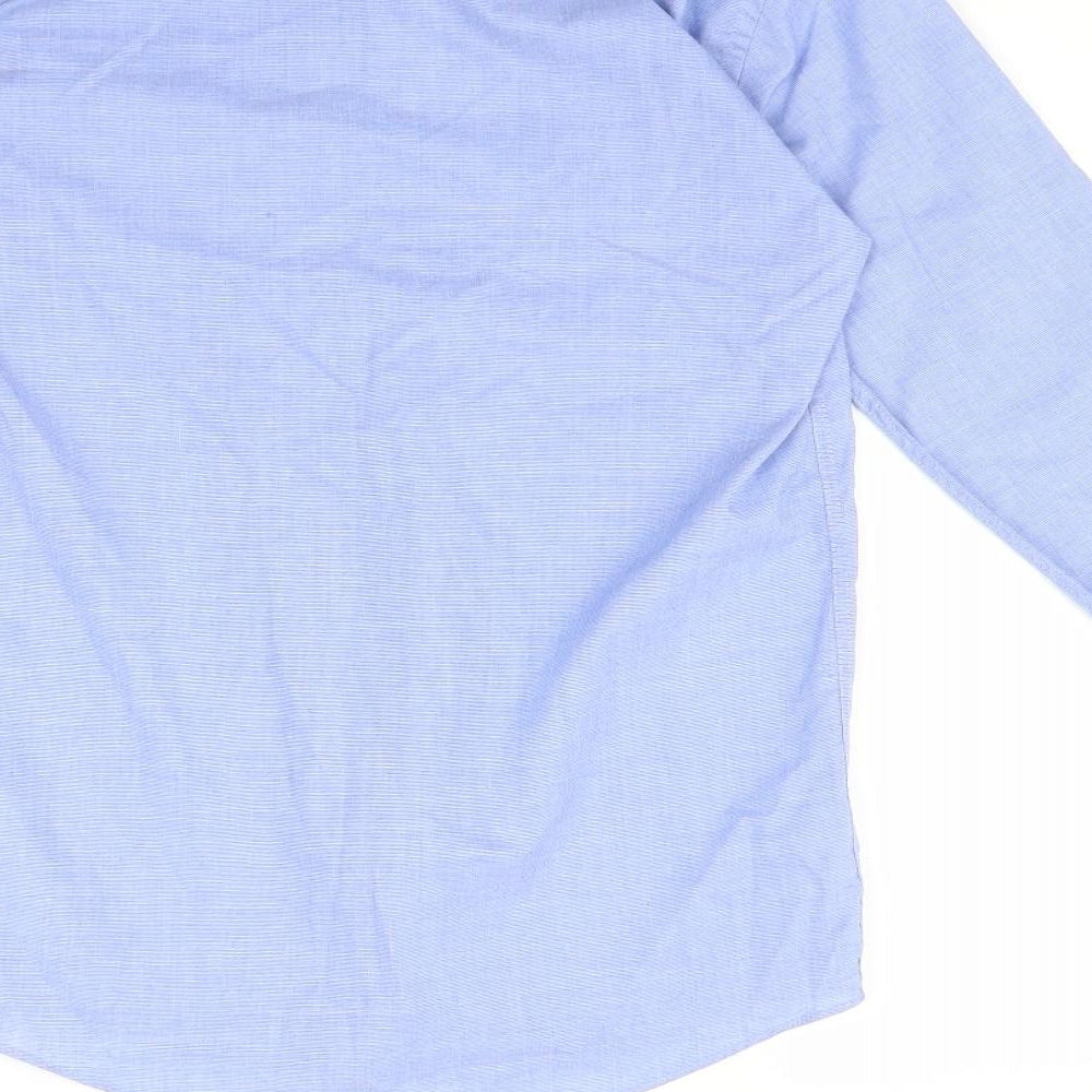 Primark Mens Blue    Button-Up Size 14