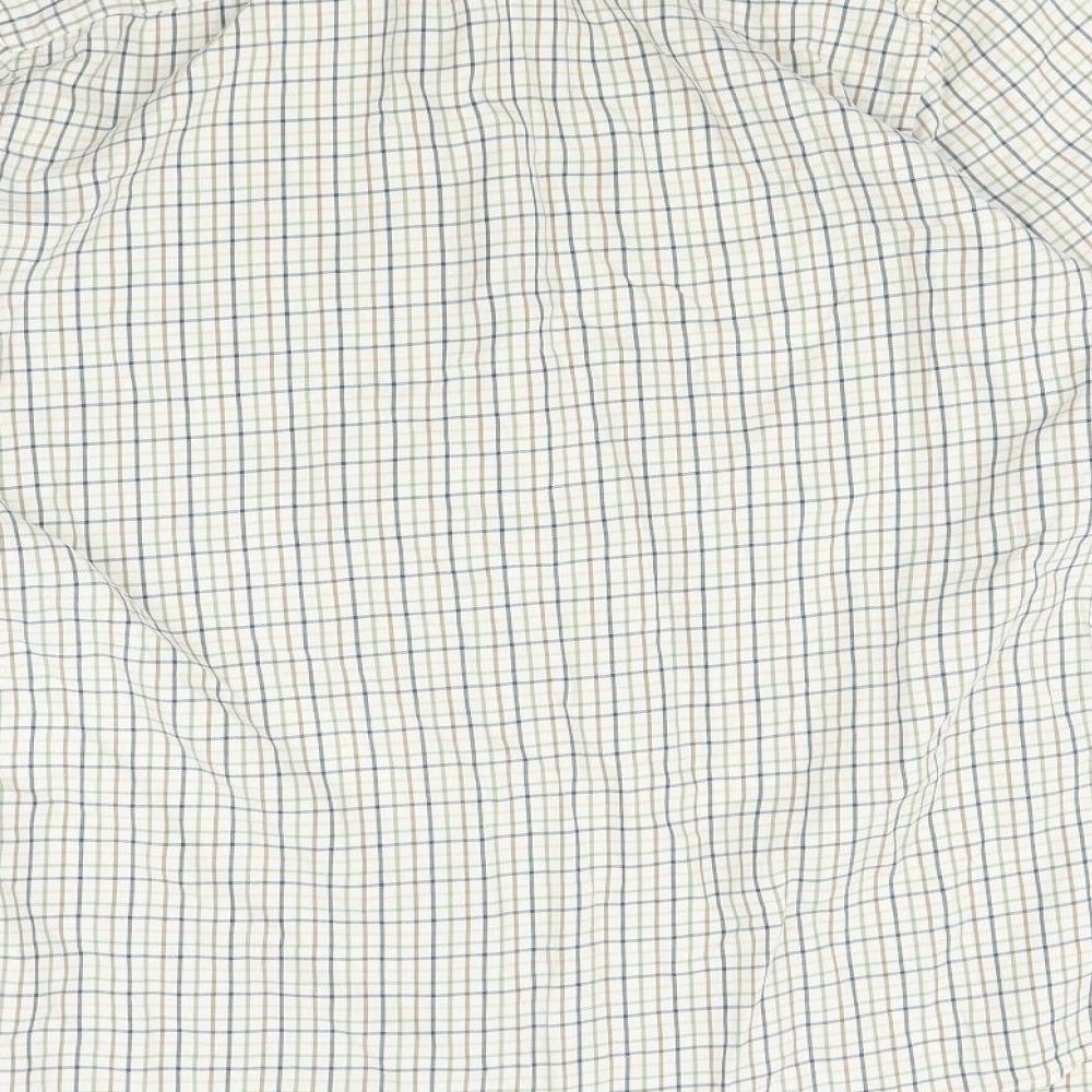 Gurdeen Mens Multicoloured Check   Button-Up Size 15.5