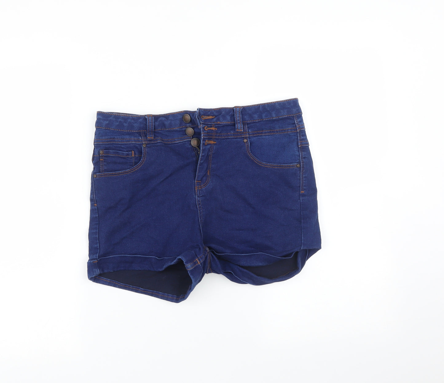 New Look Womens Blue   Hot Pants Shorts Size 12