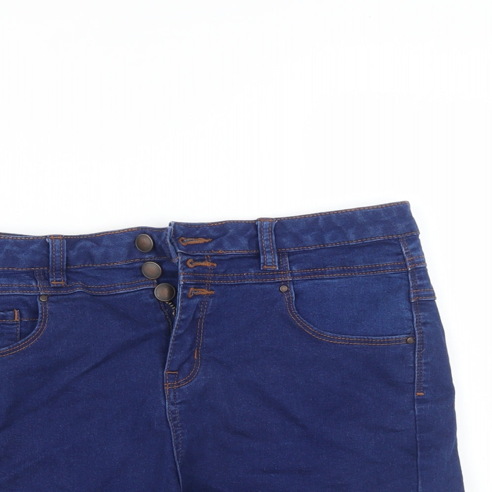 New Look Womens Blue   Hot Pants Shorts Size 12