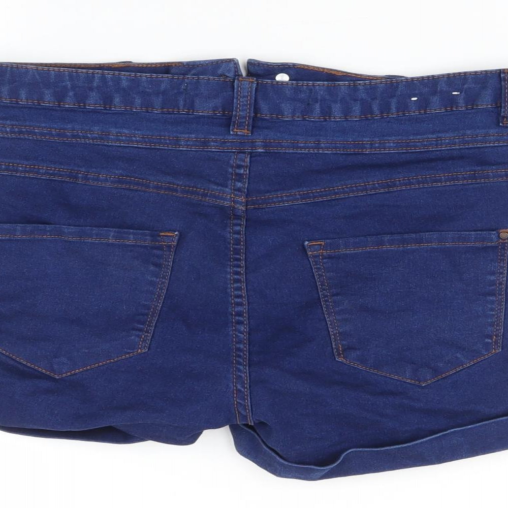 New Look Womens Blue   Hot Pants Shorts Size 12