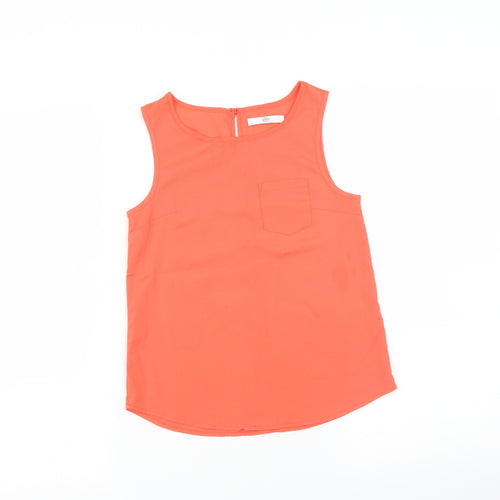 Marks and Spencer Girls Orange   Camisole T-Shirt Size 8-9 Years
