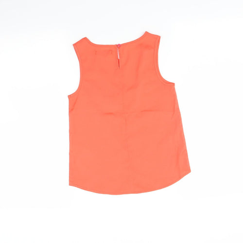 Marks and Spencer Girls Orange   Camisole T-Shirt Size 8-9 Years