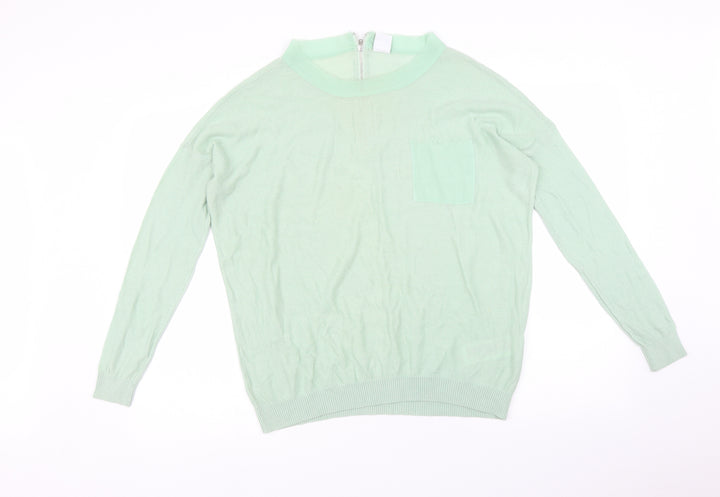 Vera Moda Womens Green Basic T-Shirt Size S