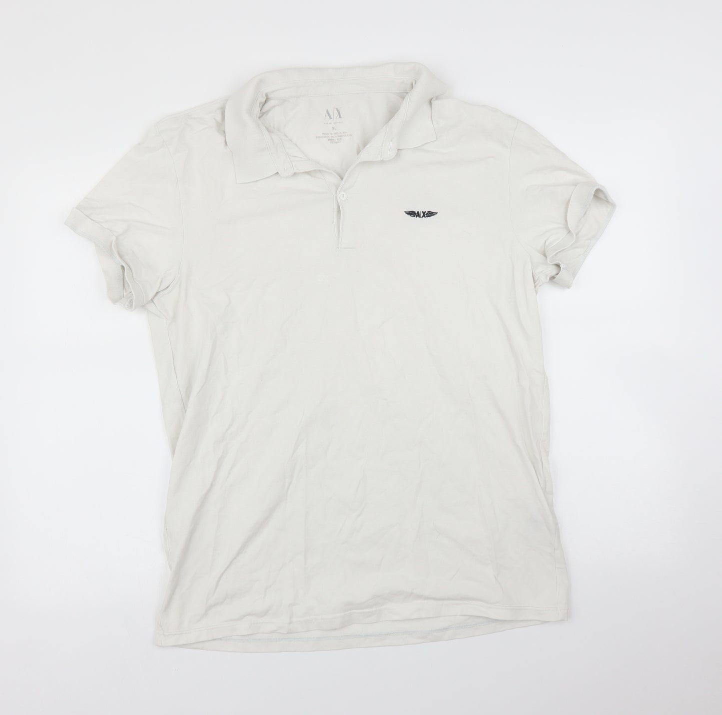 ARMANI Mens White    Polo Size XL