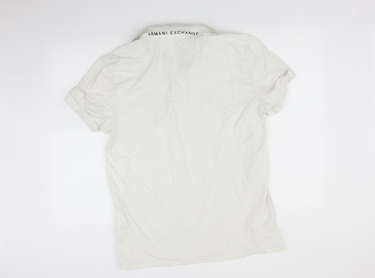 ARMANI Mens White    Polo Size XL