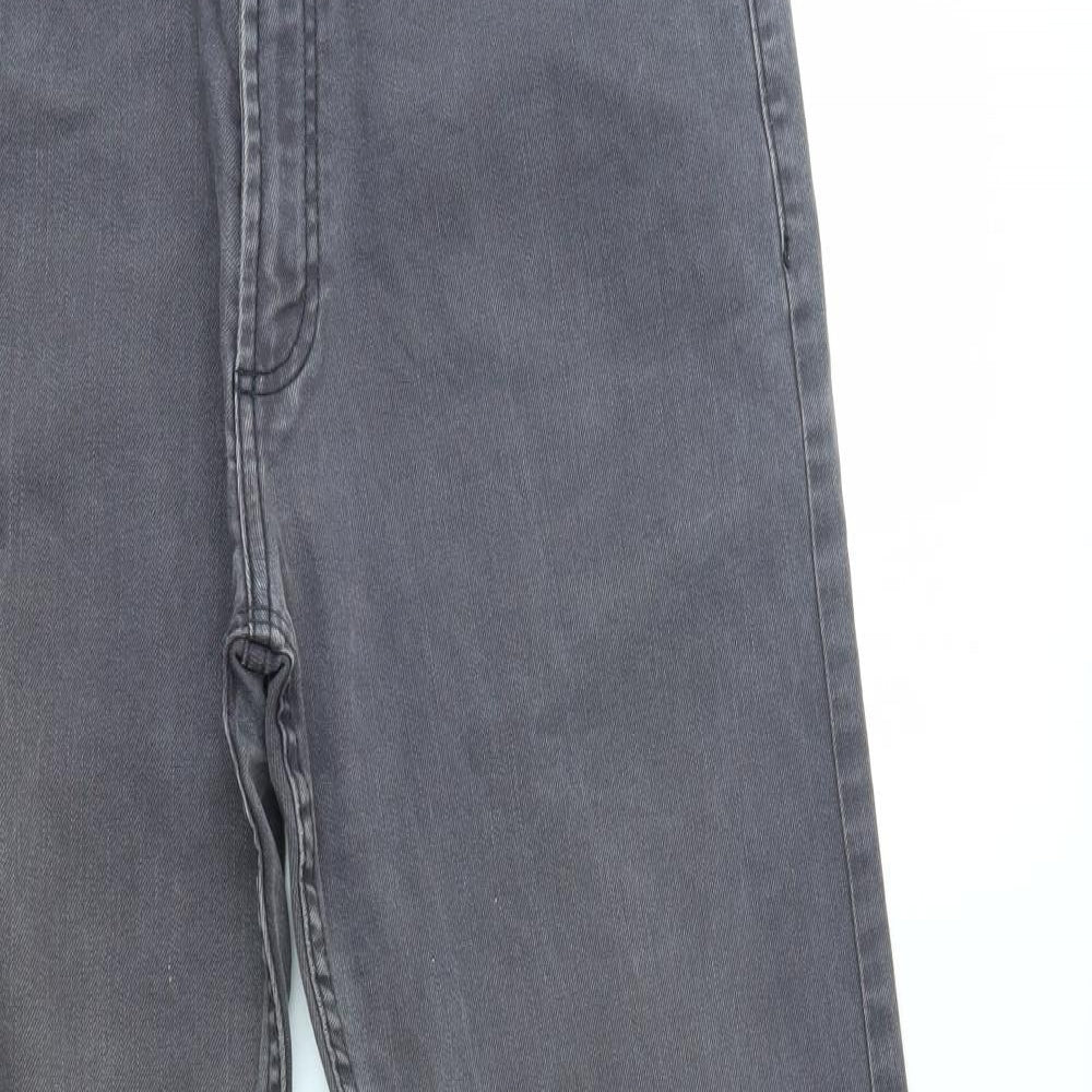 M&S Mens Grey   Straight Jeans Size 32 L33 in