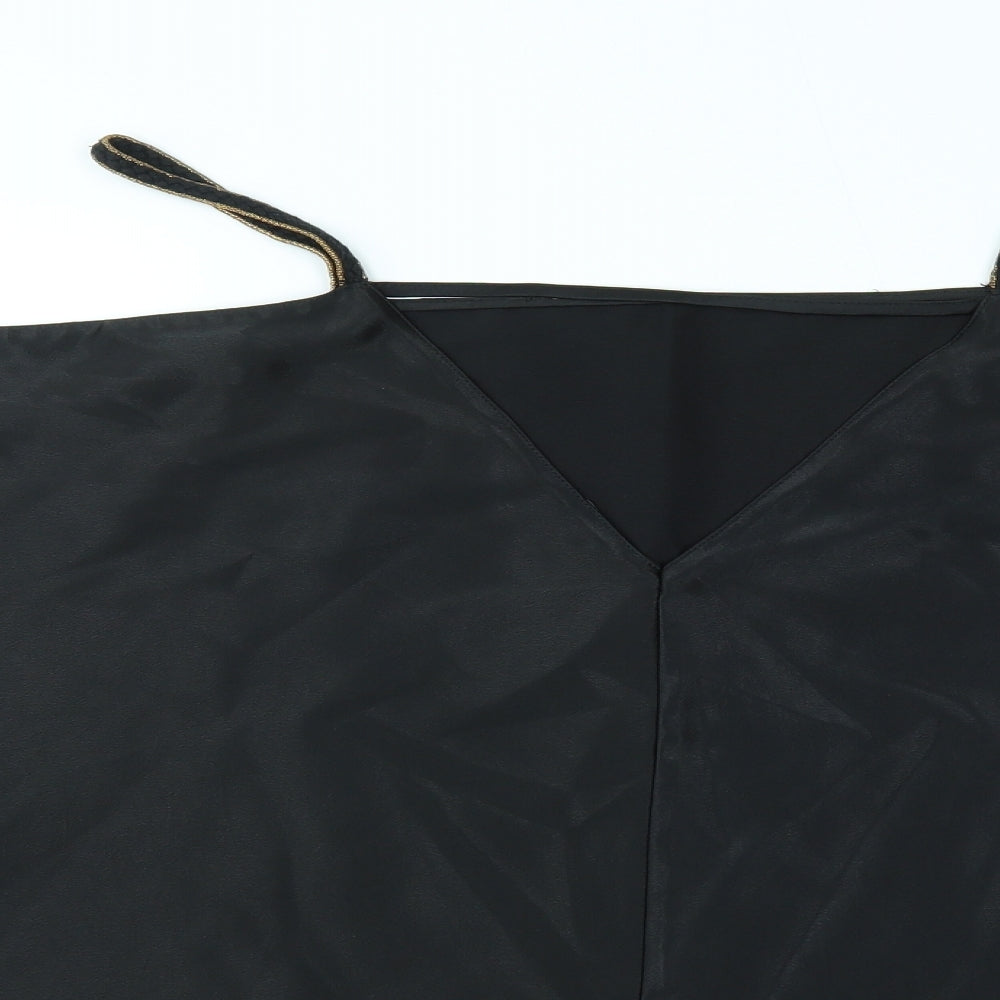 River Island Womens Black   Basic Blouse Size L