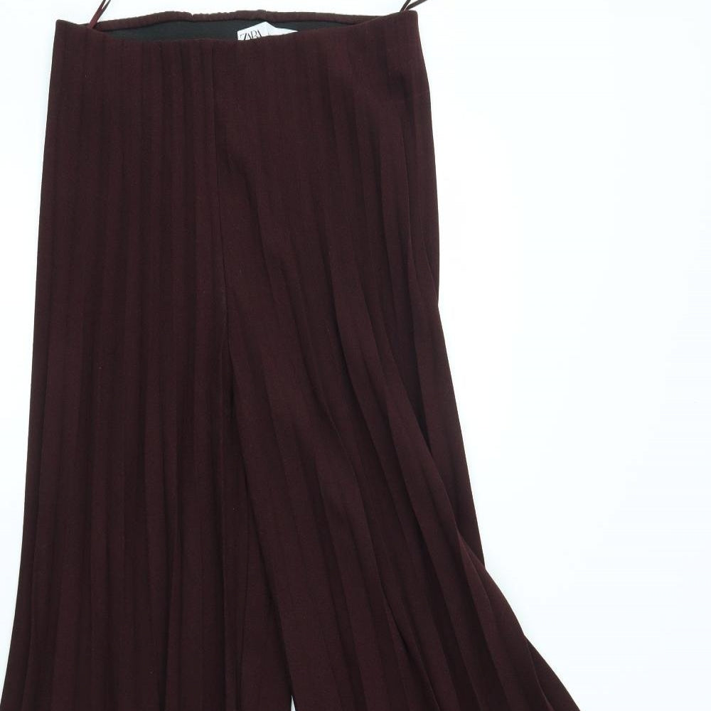 Zara Womens Red   Bloomer Trousers Size S L31 in