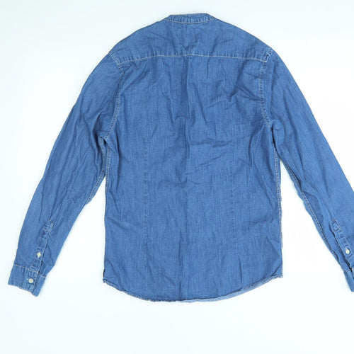 zara man Mens Blue    Button-Up Size S