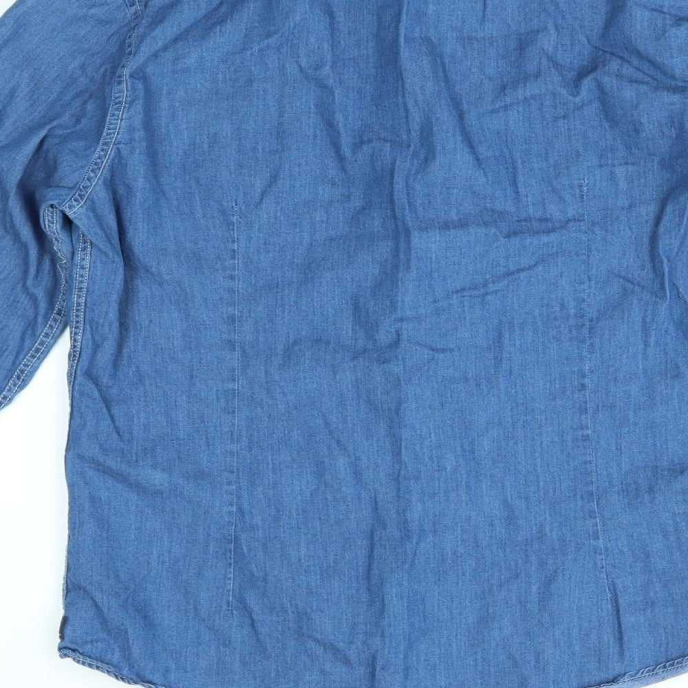 zara man Mens Blue    Button-Up Size S