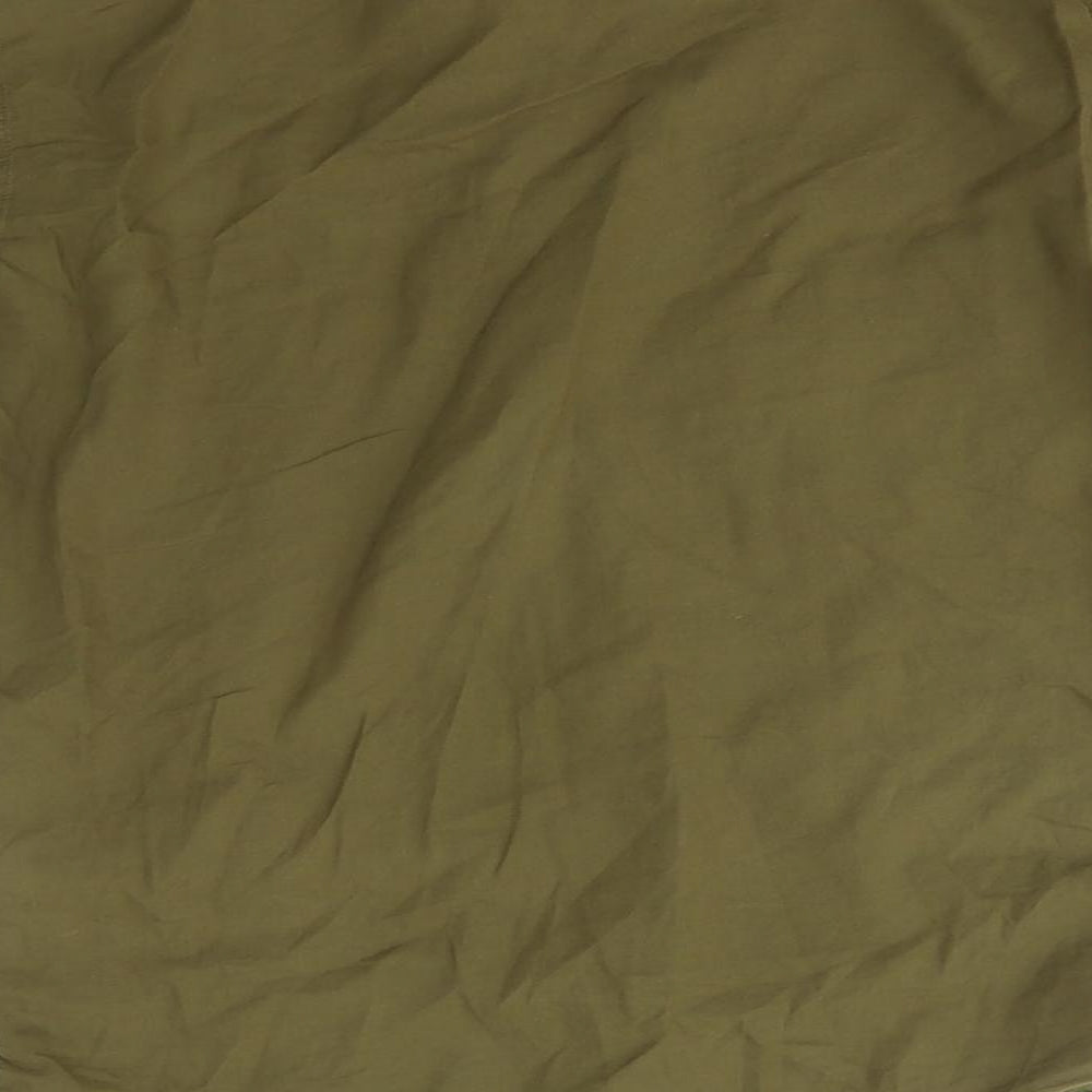 Zara Womens Green   Basic Button-Up Size S
