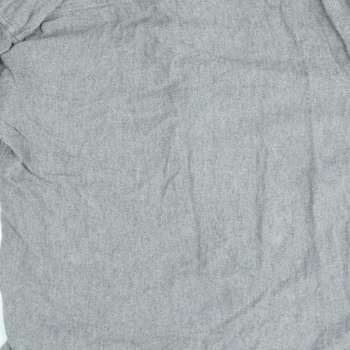 black & brown Mens Grey    Button-Up Size M