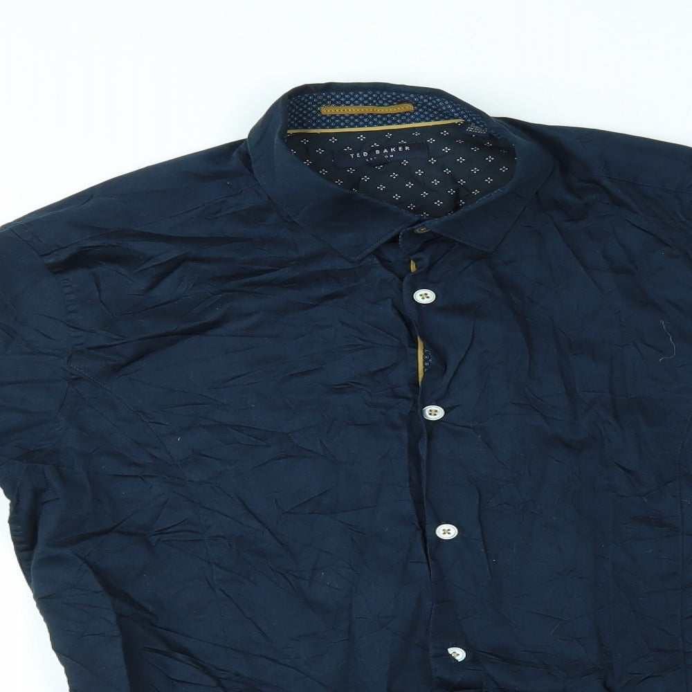 Ted Baker Mens Blue    Dress Shirt