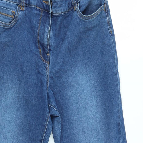 George Womens Blue   Cropped Jeans Size 14 L23 in