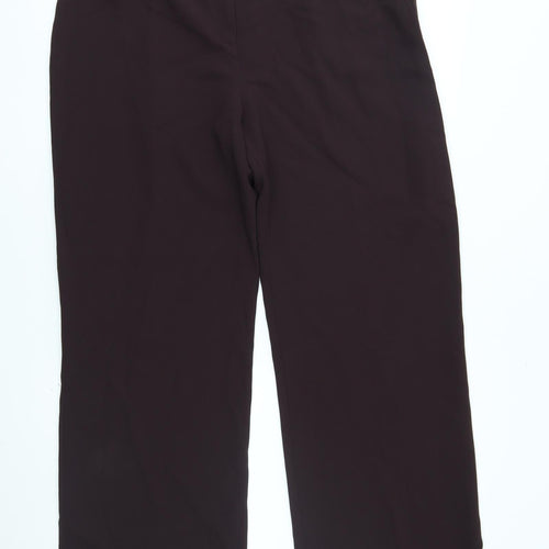 anne Brookes Womens Red   Trousers  Size 14 L27 in
