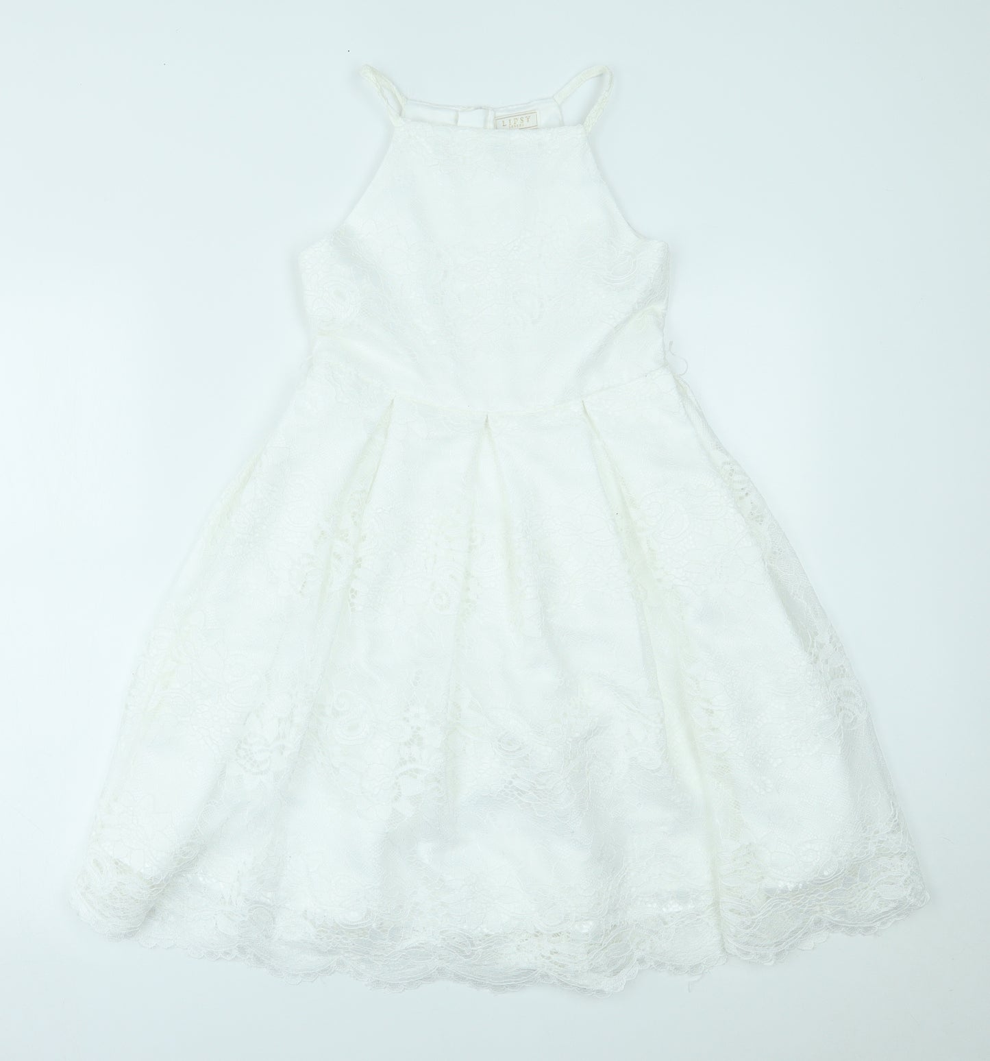 Lipsy Girls White   A-Line  Size 10 Years