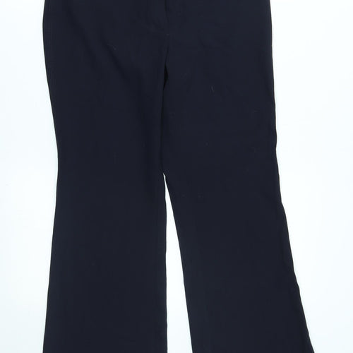 M&S Womens Blue   Trousers  Size 10 L28 in