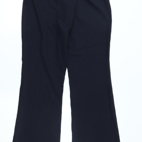 M&S Womens Blue   Trousers  Size 10 L28 in